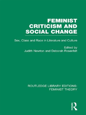 cover image of Feminist Criticism and Social Change (RLE Feminist Theory)